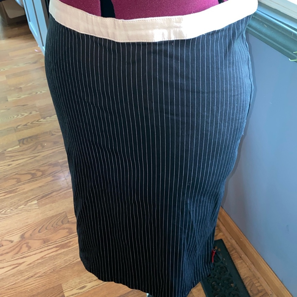 Rare Retro Tripp Pinstripe Pencil Skirt